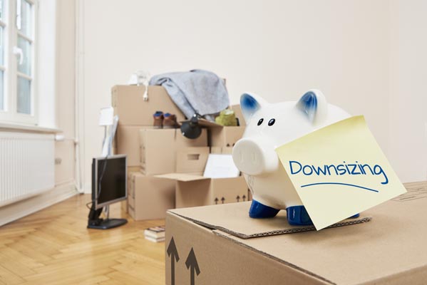 Downsize to save on utilities and maintenance costs